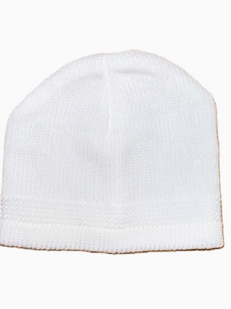 Berretto e scarpine per neonati lavorati a maglia di Les Chatounets Bianco - Kiabi