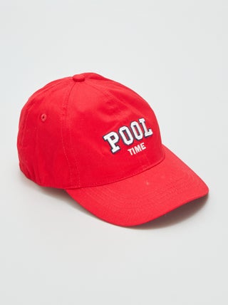Berretto en tela 'pool time'