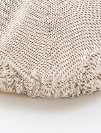 Berretto Gavroche in cotone e lino