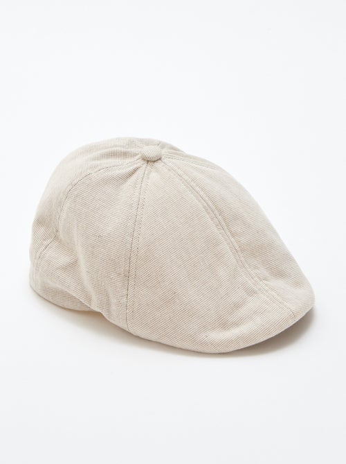Berretto Gavroche in cotone e lino - Kiabi