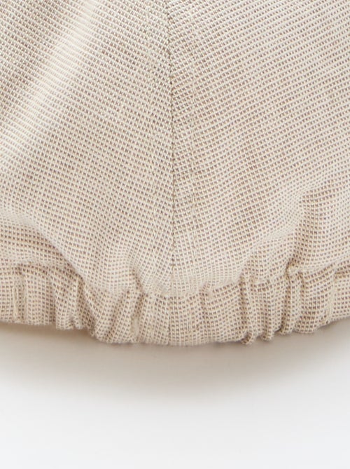 Berretto Gavroche in cotone e lino - Kiabi