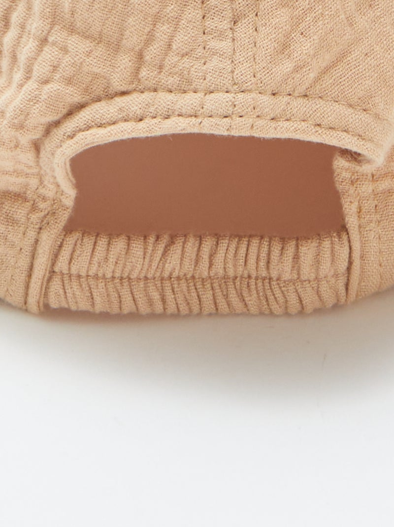 Cappello baby con orecchie in lana Merino e cashmere