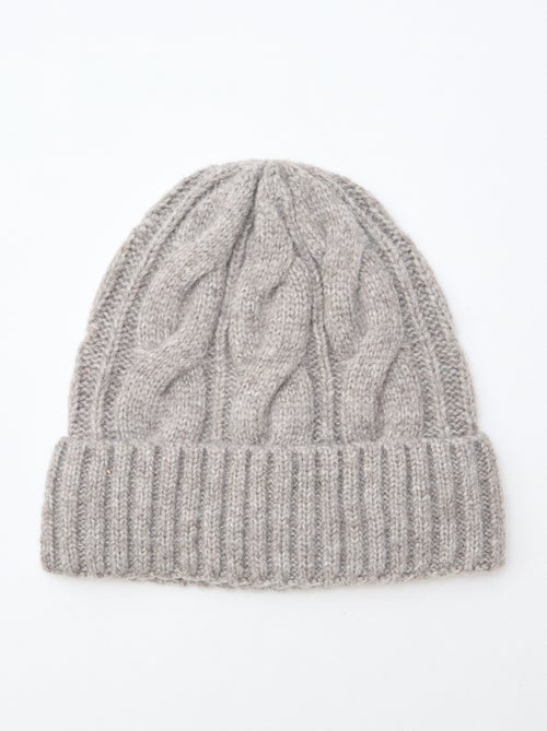 Berretto in maglia a trecce - Kiabi