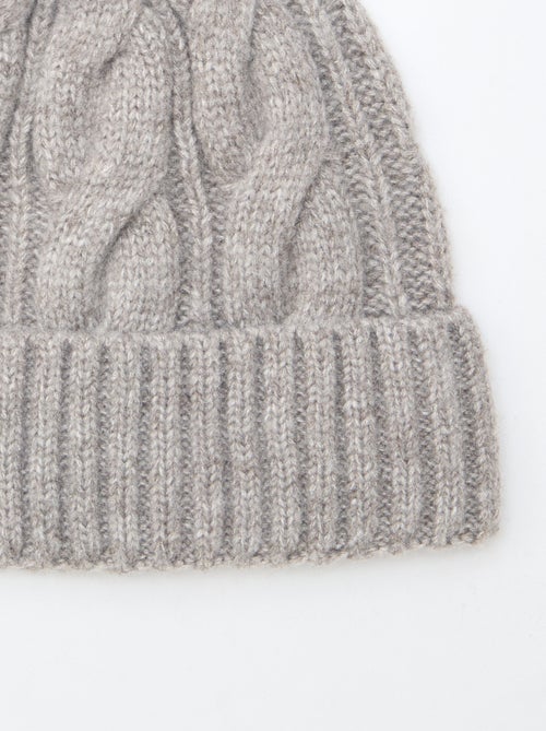 Berretto in maglia a trecce - Kiabi