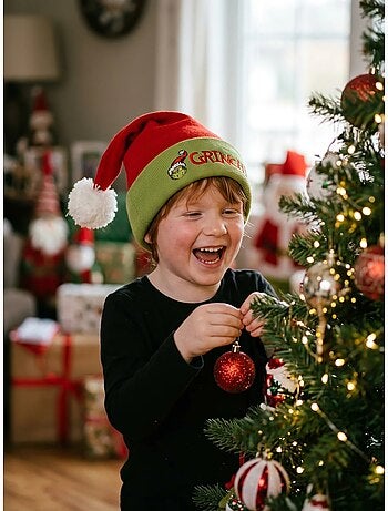 Berretto in maglia bambino the grinch