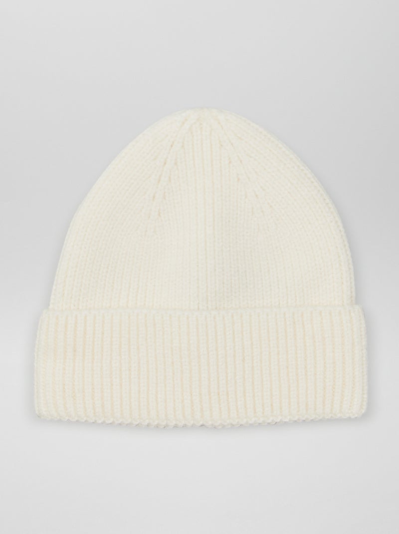Berretto in maglia BIANCO - Kiabi