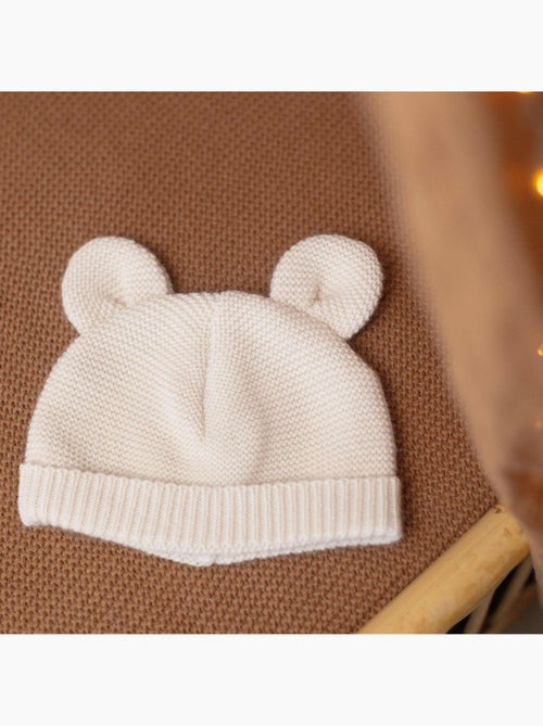 Berretto in maglia con piccole orecchie - Kiabi