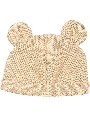Berretto in maglia con piccole orecchie