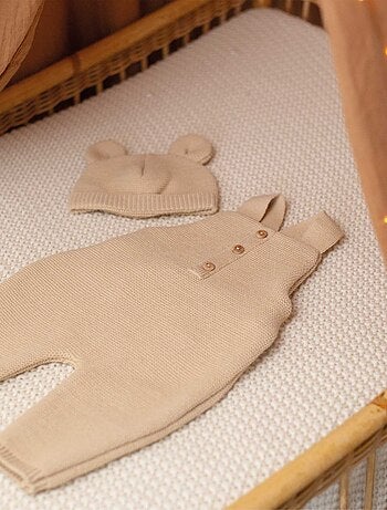 Berretto in maglia con piccole orecchie