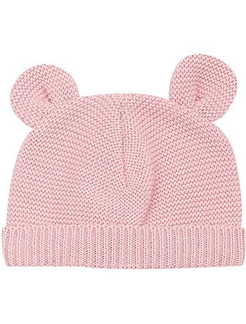 Berretto in maglia con piccole orecchie