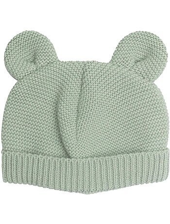 Berretto in maglia con piccole orecchie
