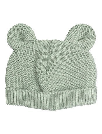 Berretto in maglia con piccole orecchie