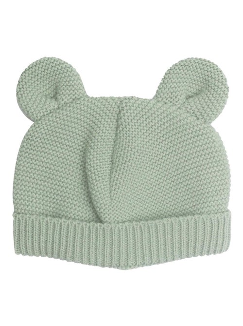 Berretto in maglia con piccole orecchie - Kiabi