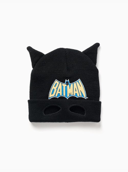 Berretto in maglia con stampa di batman e orecchie 3d - Kiabi Berretto in maglia con stampa di batman e orecchie 3d - Kiabi