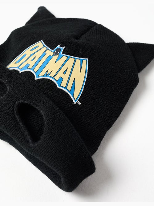 Berretto in maglia con stampa di batman e orecchie 3d - Kiabi Berretto in maglia con stampa di batman e orecchie 3d - Kiabi