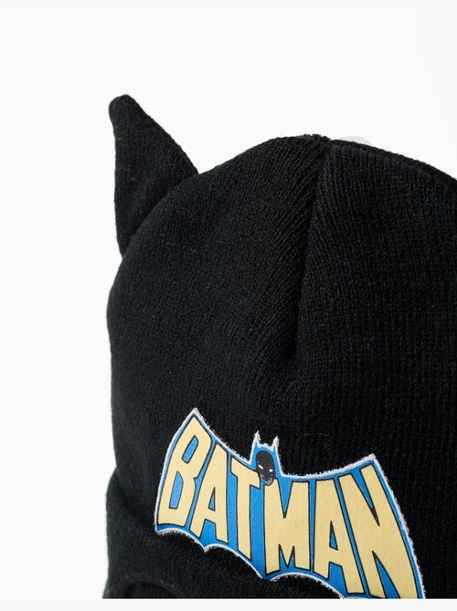 Berretto in maglia con stampa di batman e orecchie 3d - Kiabi Berretto in maglia con stampa di batman e orecchie 3d - Kiabi