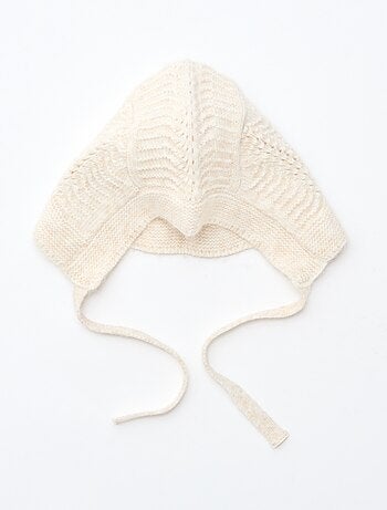 Berretto in maglia fantasia