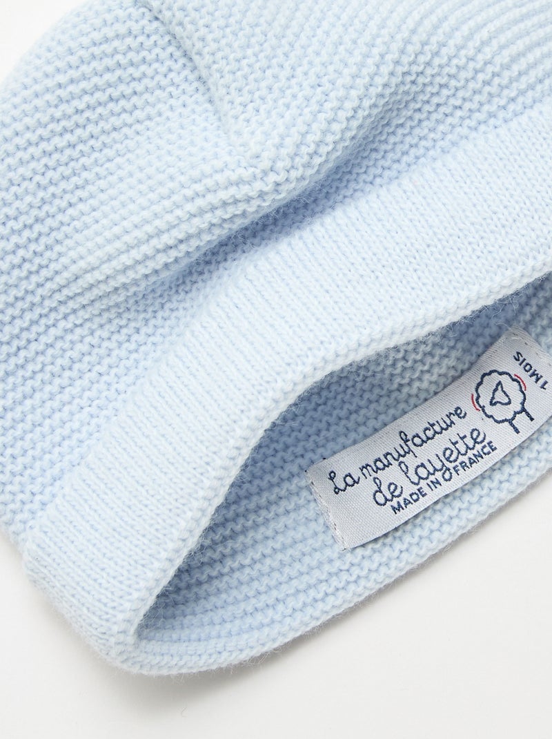 Berretto in maglia 'La manufacture de Layette' Blu - Kiabi