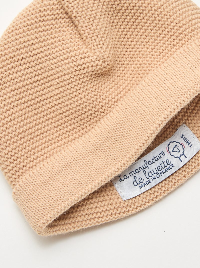 Berretto in maglia 'La manufacture de Layette' Marrone - Kiabi