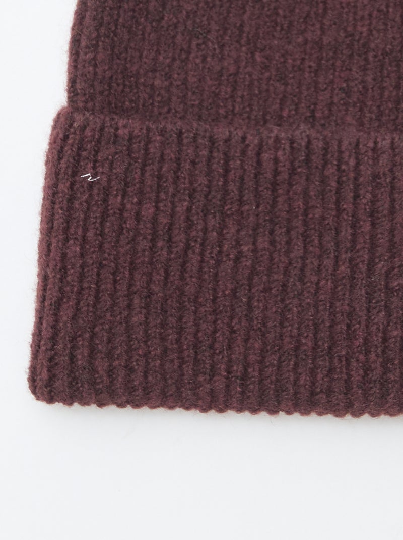 Berretto in maglia Rosso - Kiabi