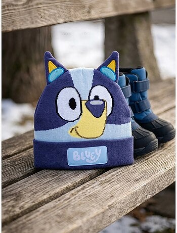 Berretto in tricot con orecchie bluey bbc studios
