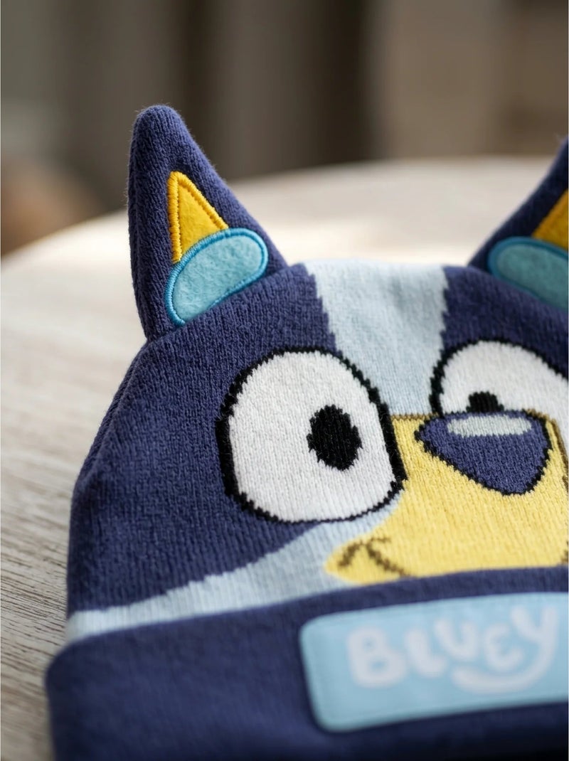 Berretto in tricot con orecchie bluey bbc studios Blu - Kiabi
