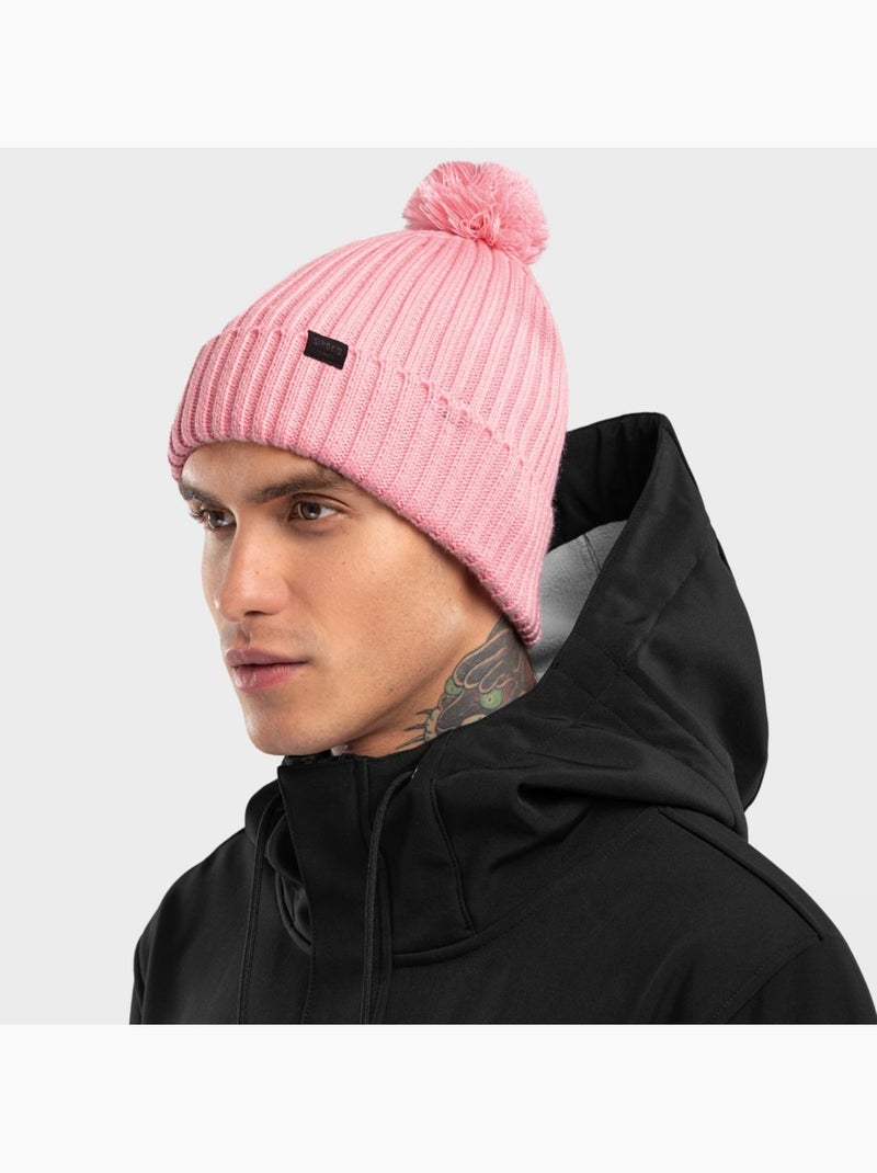 Berretto invernale con pon pon sport invernali uomo e donna lulu Rosa - Kiabi