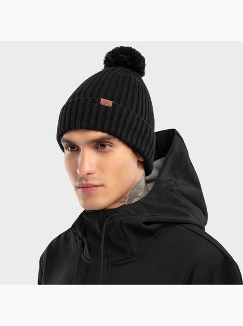 Berretto invernale con pon pon sport invernali uomo e donna nori - Kiabi Berretto invernale con pon pon sport invernali uomo e donna nori - Kiabi
