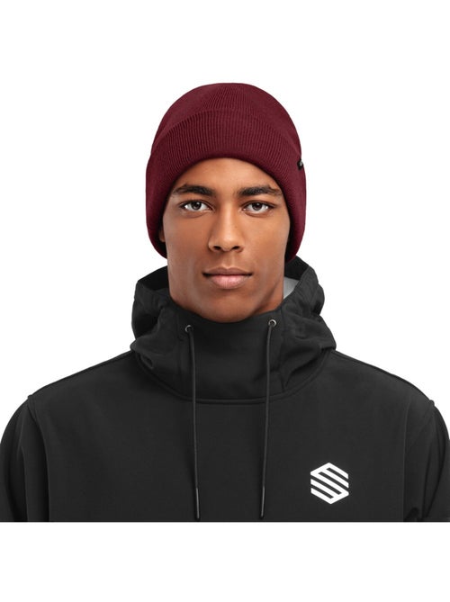 Berretto invernale sport invernali uomo e donna snowflake maroon - Kiabi Berretto invernale sport invernali uomo e donna snowflake maroon - Kiabi