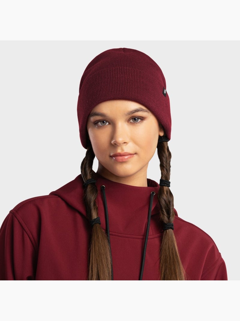 Berretto invernale sport invernali uomo e donna snowflake maroon Rosso mattone - Kiabi