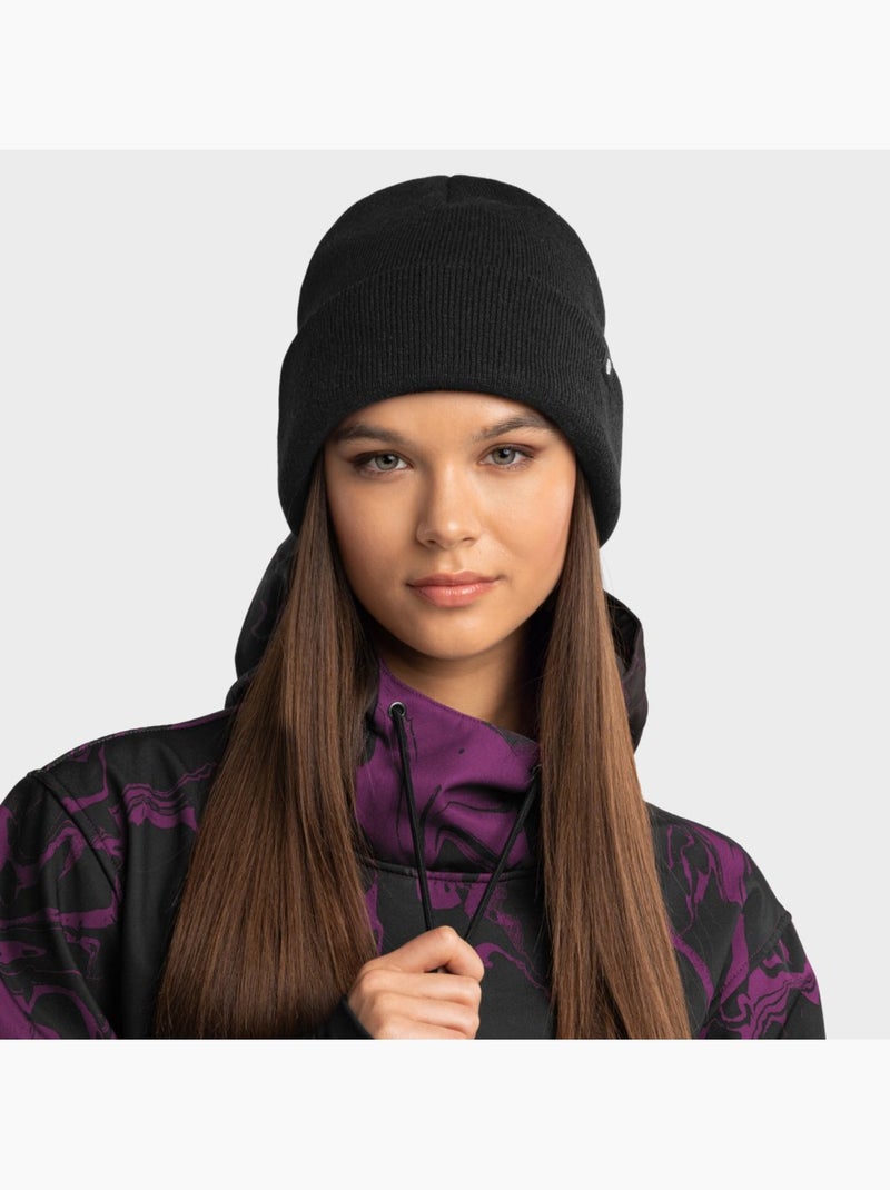 Berretto invernale sport invernali uomo e donna snowflake Nero - Kiabi