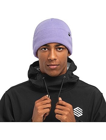 Berretto invernale sport invernali uomo e donna snowflake violet