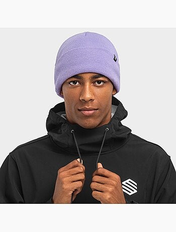 Berretto invernale sport invernali uomo e donna snowflake violet