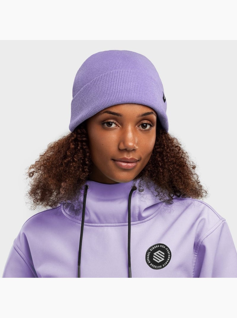 Berretto invernale sport invernali uomo e donna snowflake violet Lavanda - Kiabi