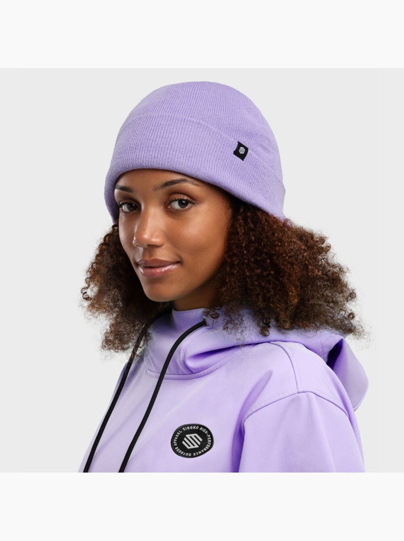 Berretto invernale sport invernali uomo e donna snowflake violet Lavanda - Kiabi