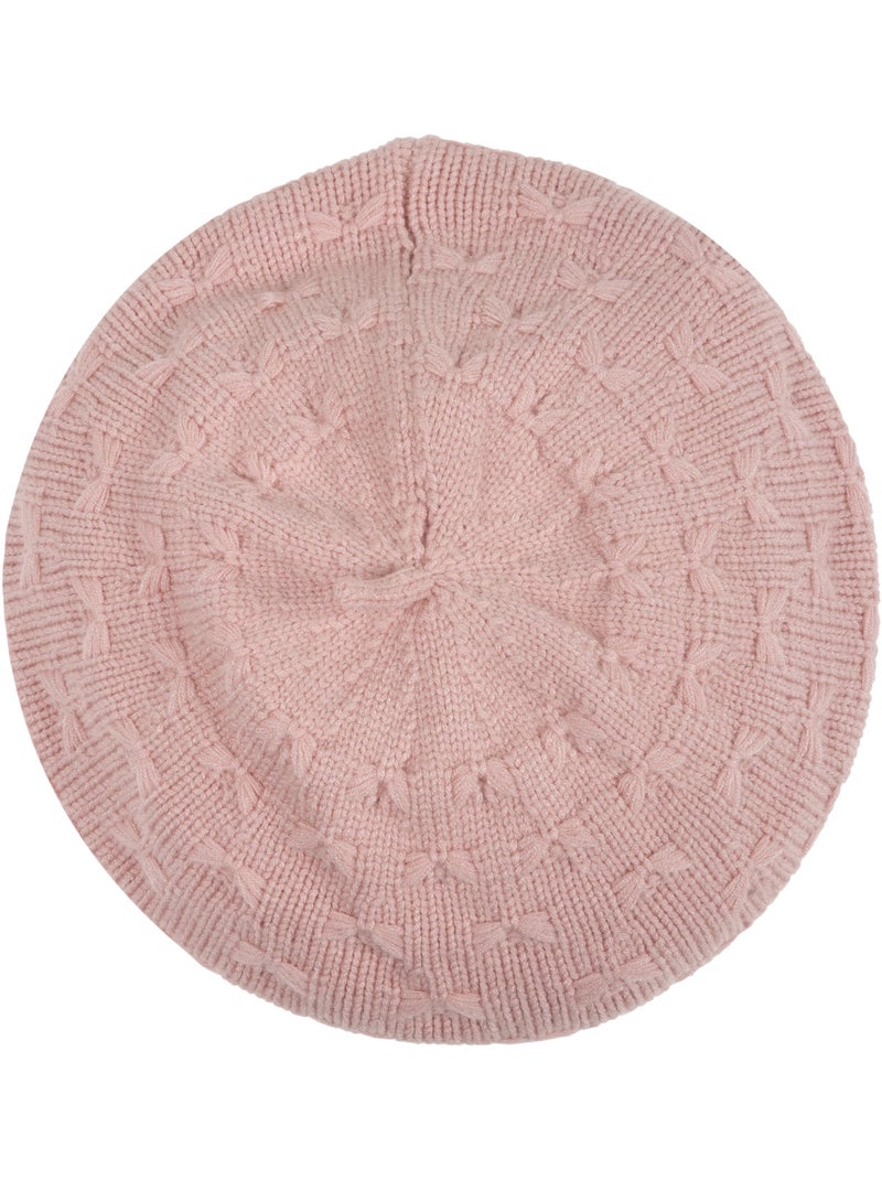 Berretto maglia soft touch, senza fodera bambina isotoner Rosa - Kiabi