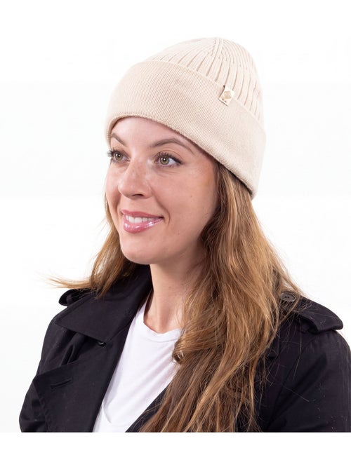 Berretto maglia soft touch, taglia unica elasticizzata donna isotoner - Kiabi