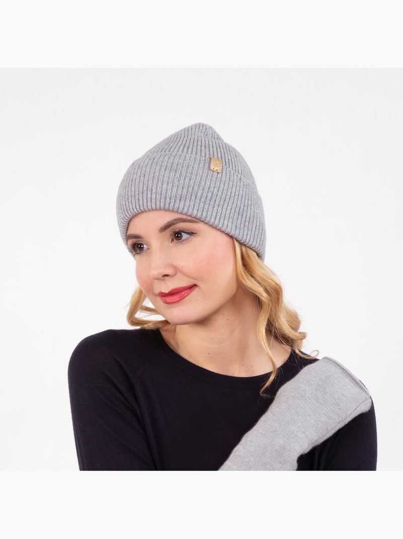 Berretto morbidissimo, elastico e resistente donna isotoner Grigio grigio - Kiabi