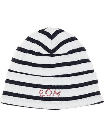 Berretto Neonato a Righe - Collezione 'Elle est ou la mer Mousqua'