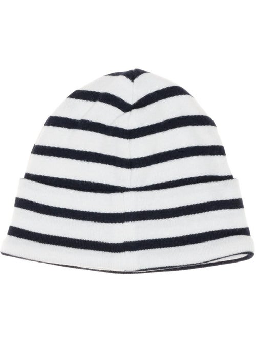 Berretto Neonato a Righe - Collezione 'Elle est ou la mer Mousqua' - Kiabi Berretto Neonato a Righe - Collezione 'Elle est ou la mer Mousqua' - Kiabi