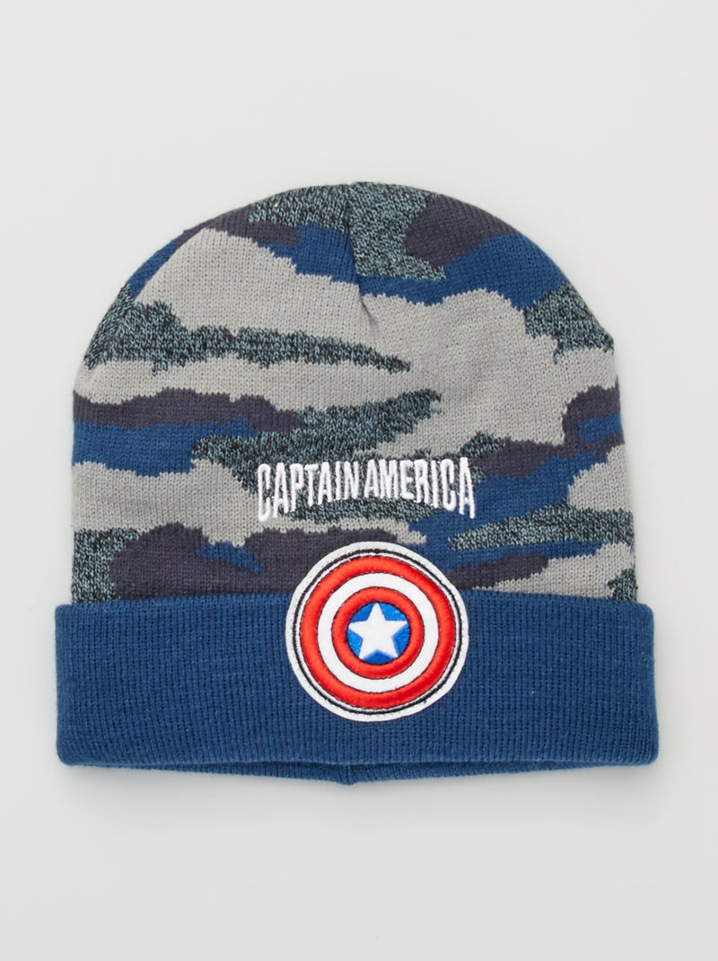 Berretto stampata 'Capitan America' grigio - Kiabi