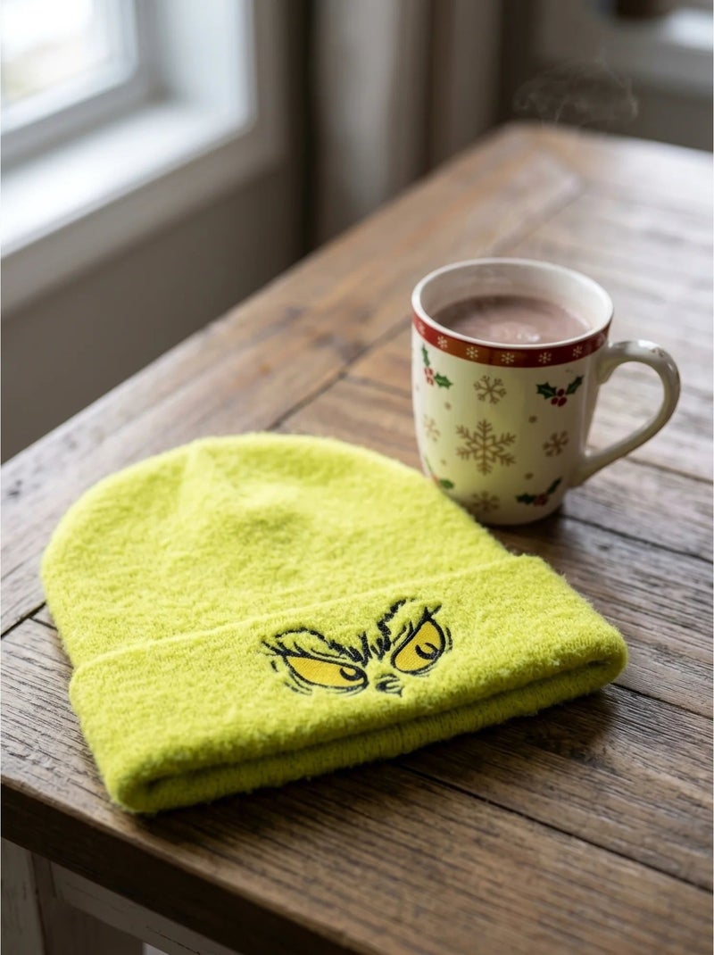 Berretto tricot morbido ed elastico the grinch Verde - Kiabi