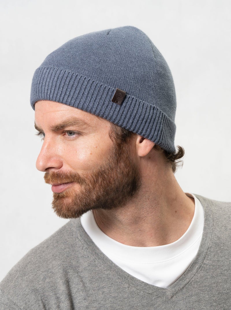 Berretto ultra morbido, sfoderato uomo Isotoner Blu denim - Kiabi