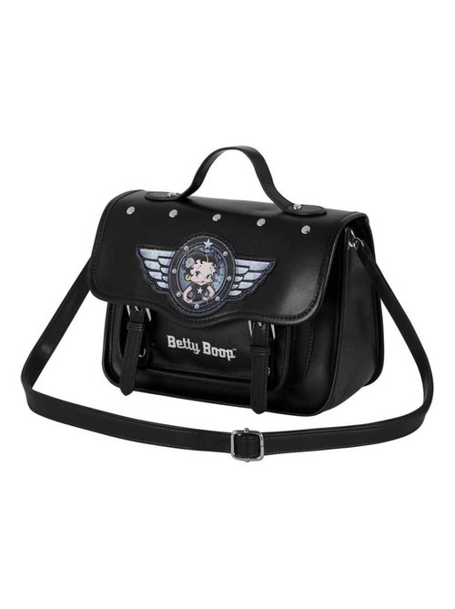 Betty Boop Motor Love Borsa a Tracolla-Zaino Satchel, Nero - Kiabi Betty Boop Motor Love Borsa a Tracolla-Zaino Satchel, Nero - Kiabi