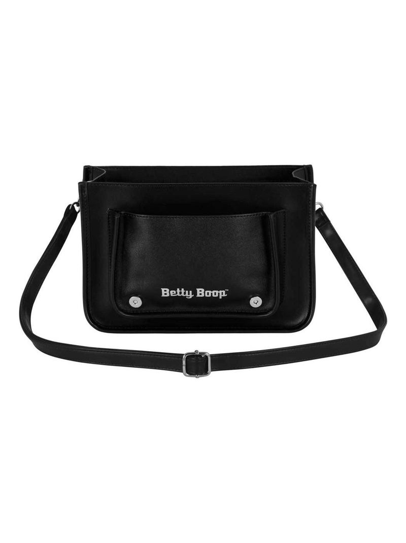 Betty Boop Motor Love Borsa a Tracolla-Zaino Satchel, Nero Nero - Kiabi