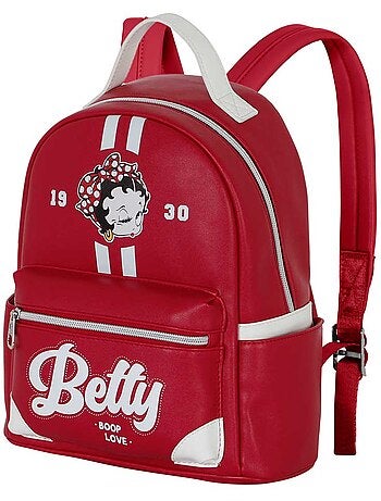 Betty boop varsity zainetto heady, borgogna