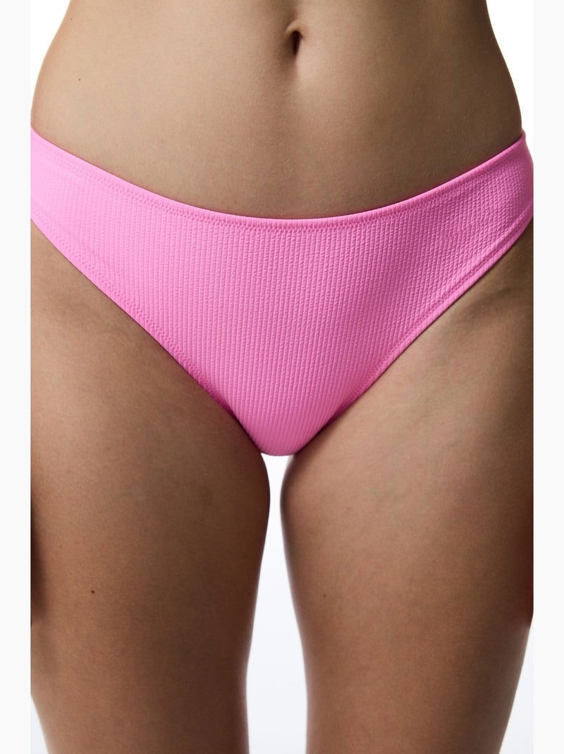 Bia slip bikini penti Rosa fluo/Solinotes - Kiabi