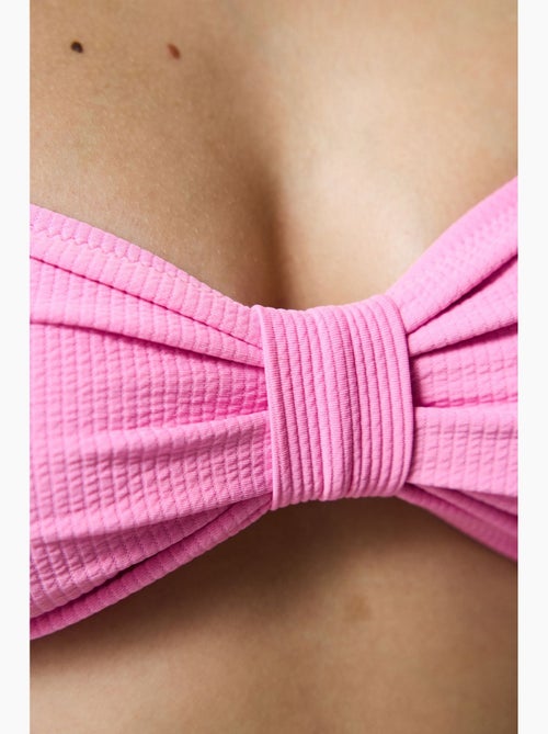 Bia top bikini senza spalline con nodo penti - Kiabi Bia top bikini senza spalline con nodo penti - Kiabi
