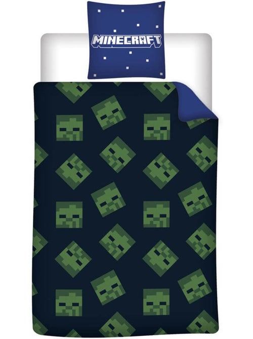 Biancheria Letto Bambino Minecraft 140x200 cm + Federa 65x65 cm Cotone-Poliestere - Kiabi
