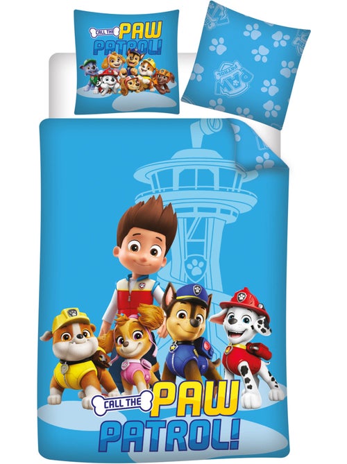 Biancheria Letto Bambino PAW Patrol 140x200 cm + Federa 63x63 cm 100% Poliestere - Kiabi Biancheria Letto Bambino PAW Patrol 140x200 cm + Federa 63x63 cm 100% Poliestere - Kiabi